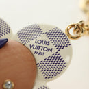 LOUIS VUITTON Damier Azur Vivienne By The Pool Charm M01168 LV Auth 187598SAM-17