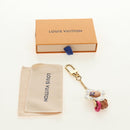 LOUIS VUITTON Damier Azur Vivienne By The Pool Charm M01168 LV Auth 187598SAM-12