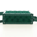 LOUIS VUITTON Monogram Tuftage Clutch Box Shoulder Bag Green LV Auth 187599SM-14