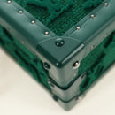 LOUIS VUITTON Monogram Tuftage Clutch Box Shoulder Bag Green LV Auth 187599SM-15