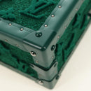 LOUIS VUITTON Monogram Tuftage Clutch Box Shoulder Bag Green LV Auth 187599SM-16
