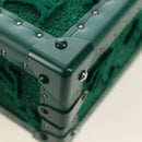 LOUIS VUITTON Monogram Tuftage Clutch Box Shoulder Bag Green LV Auth 187599SM-17