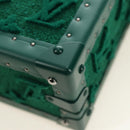 LOUIS VUITTON Monogram Tuftage Clutch Box Shoulder Bag Green LV Auth 187599SM-18