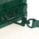 LOUIS VUITTON Monogram Tuftage Clutch Box Shoulder Bag Green LV Auth 187599SM-19