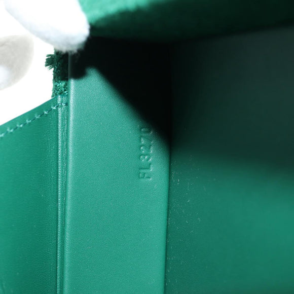 LOUIS VUITTON Monogram Tuftage Clutch Box Shoulder Bag Green LV Auth 187599SM