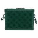 LOUIS VUITTON Monogram Tuftage Clutch Box Shoulder Bag Green LV Auth 187599SM-3