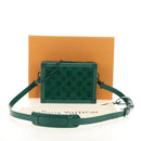 LOUIS VUITTON Monogram Tuftage Clutch Box Shoulder Bag Green LV Auth 187599SM-30