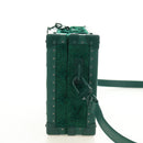 LOUIS VUITTON Monogram Tuftage Clutch Box Shoulder Bag Green LV Auth 187599SM-5