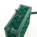LOUIS VUITTON Monogram Tuftage Clutch Box Shoulder Bag Green LV Auth 187599SM-6
