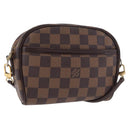 LOUIS VUITTON Damier Ebene Pochette Ipanema Shoulder Bag N51296 LV Auth 187600-1