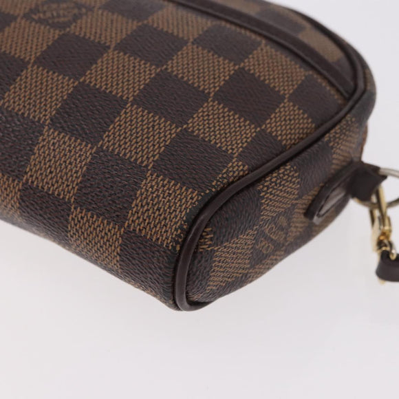 LOUIS VUITTON Damier Ebene Pochette Ipanema Shoulder Bag N51296 LV Auth 187600