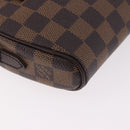 LOUIS VUITTON Damier Ebene Pochette Ipanema Shoulder Bag N51296 LV Auth 187600-15
