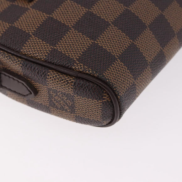 LOUIS VUITTON Damier Ebene Pochette Ipanema Shoulder Bag N51296 LV Auth 187600