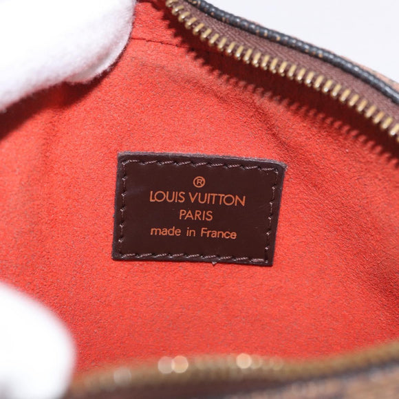 LOUIS VUITTON Damier Ebene Pochette Ipanema Shoulder Bag N51296 LV Auth 187600
