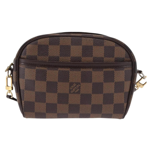 LOUIS VUITTON Damier Ebene Pochette Ipanema Shoulder Bag N51296 LV Auth 187600