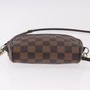 LOUIS VUITTON Damier Ebene Pochette Ipanema Shoulder Bag N51296 LV Auth 187600-5