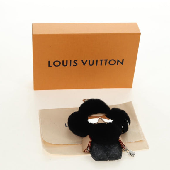 LOUIS VUITTON Monogram Eclipse Vivienne Fashionista Charm M02994 Auth 187602SM