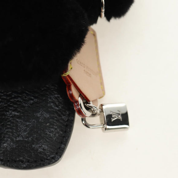 LOUIS VUITTON Monogram Eclipse Vivienne Fashionista Charm M02994 Auth 187602SM