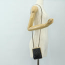 CHANEL Chain Matelasse Shoulder Bag Lamb Skin Black Gold CC Auth 187603SAM-24