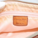 Christian Dior Trotter Canvas Chain Romantic Bag PVC Beige Silver Auth 187607V-10