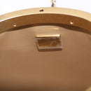 CHANEL Matelasse Chain Vanity Bag Lamb Skin Black Gold CC Auth 187609SAM-21