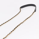CHANEL Matelasse Chain Vanity Bag Lamb Skin Black Gold CC Auth 187609SAM-8