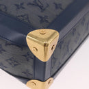 LOUIS VUITTON Monogram Denim Soft Trunk Bag Blue M44723 LV Auth 187612SAM-17