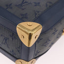 LOUIS VUITTON Monogram Denim Soft Trunk Bag Blue M44723 LV Auth 187612SAM-18