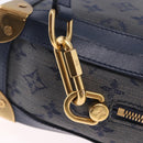 LOUIS VUITTON Monogram Denim Soft Trunk Bag Blue M44723 LV Auth 187612SAM-19