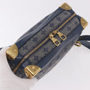 LOUIS VUITTON Monogram Denim Soft Trunk Bag Blue M44723 LV Auth 187612SAM-6