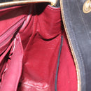 CHANEL Matelasse Chain Tote Bag Lamb Skin Black Gold CC Auth 187613-19