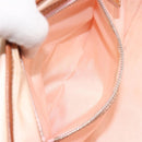 Christian Dior Trotter Canvas Romantic Bag PVC Beige Silver Auth 187615A-23