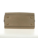 Valextra Isidide Hand Bag Leather 2way Beige Gold Auth 187616SM-5