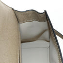 Valextra Isidide Hand Bag Leather 2way Beige Gold Auth 187616SM-25