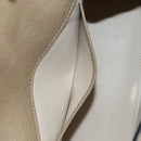 Valextra Isidide Hand Bag Leather 2way Beige Gold Auth 187616SM-27