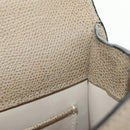 Valextra Isidide Hand Bag Leather 2way Beige Gold Auth 187616SM-12