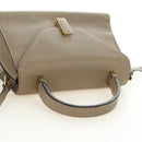 Valextra Isidide Hand Bag Leather 2way Beige Gold Auth 187616SM-6