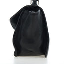 Chrome Hearts CH Cross Hand Bag Leather Black Silver Auth 187617SM-4