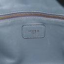 LOEWE Amazona 36 Hand Bag Leather Gray Gold Auth 187619V-21