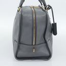 LOEWE Amazona 36 Hand Bag Leather Gray Gold Auth 187619V-3
