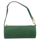 LOUIS VUITTON Epi Soufflot Pouch Green LV Auth 187622-13