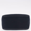 FENDI Mamma Baguette Shoulder Bag Canvas Navy Silver Auth 187625V-9