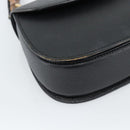 GUCCI Bamboo Shoulder Bag Leather 2way Black Gold 000 1014 0188 Auth 187626SAV-16