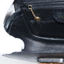 GUCCI Bamboo Shoulder Bag Leather 2way Black Gold 000 1014 0188 Auth 187626SAV-22