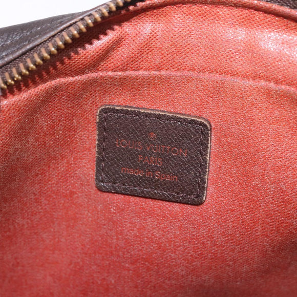 LOUIS VUITTON Damier Ebene Trousse Toilette 25 Clutch Bag N47624 LV Auth 187635