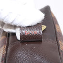 LOUIS VUITTON Damier Ebene Trousse Toilette 25 Clutch Bag N47624 LV Auth 187635-12