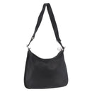 GUCCI Shoulder Bag Leather Black Silver 001 3341 Auth 187636-1