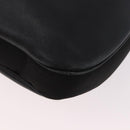 GUCCI Shoulder Bag Leather Black Silver 001 3341 Auth 187636-17