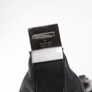 GUCCI Shoulder Bag Leather Black Silver 001 3341 Auth 187636-9
