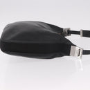 GUCCI Shoulder Bag Leather Black Silver 001 3341 Auth 187636-3